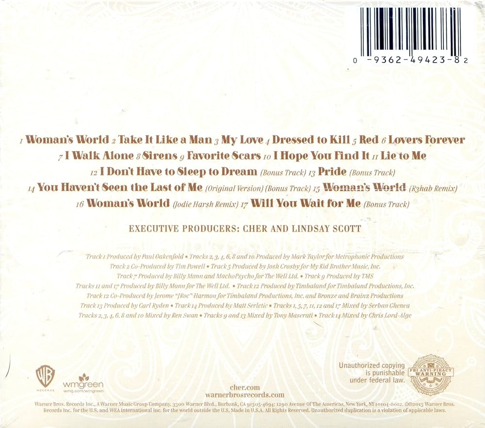 米LP Cher Closer To The Truth 093624844433 Warner Records 未開封 /00260 Cher – Closer To The Truth – CDr (Album, Promo), 2013